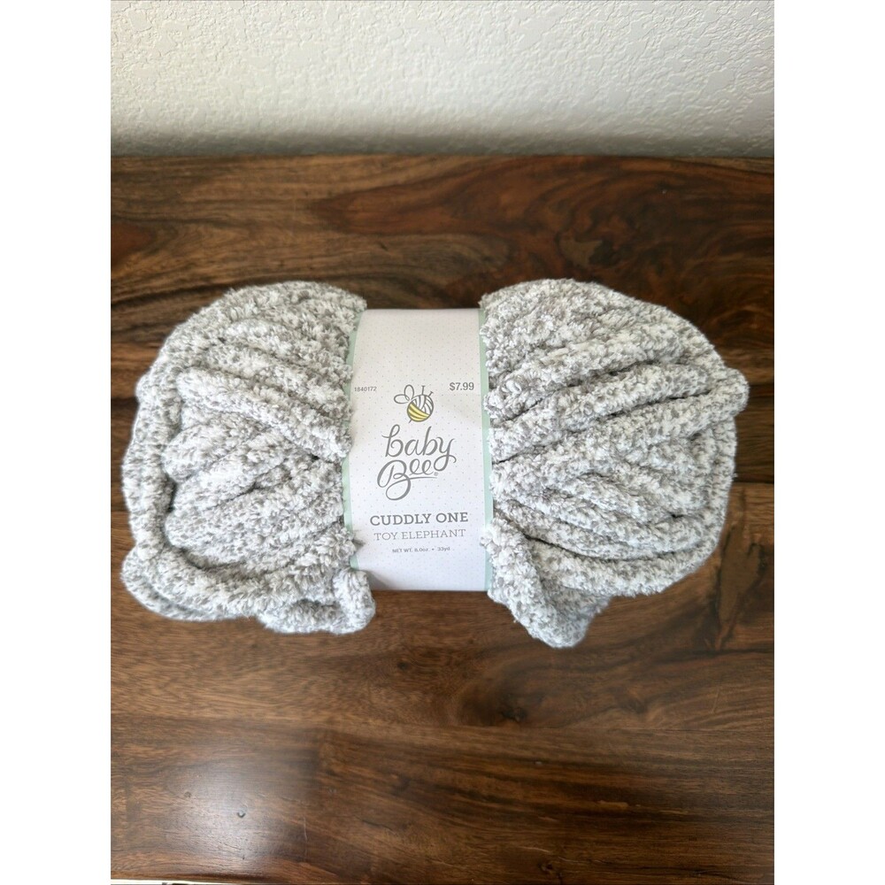 Baby Bee Cuddly One Yarn - #05 Toy Elephant - One Skein - 100% Polyester